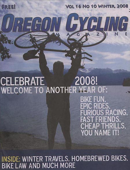 Oregon Cycling Magazine Cover Winter 2008